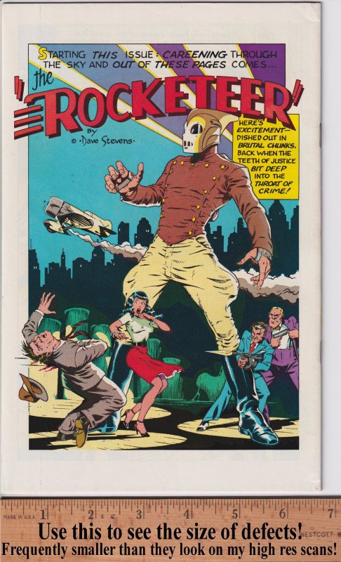 STARSLAYER #2 (Apr 1982) VF- 7.5, white! Dave Stevens, 1st app Rocketeer!