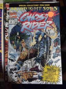 GHOST RIDER  # 31 1992 MARVEL DISNEY  RISE MIDNIGHT SONS PT 6  BAGGED KEY 1ST