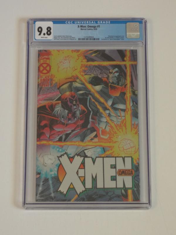 X-Men Omega #1 CGC 9.8; Chromium cover!! Age of Apocalypse conclusion!!