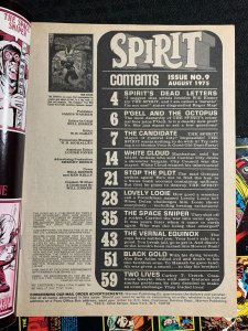 1975 THE SPIRIT Warren Magazine #8 & 9 VG/VG+ Will Eisner LOT of 2