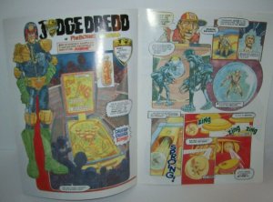 Judge Dredd Pinball FLYER Comic Book Edition Original 1993 Multi Page Super Hero 