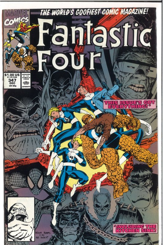 Fantastic Four #347 (1990) 9.2 NM-