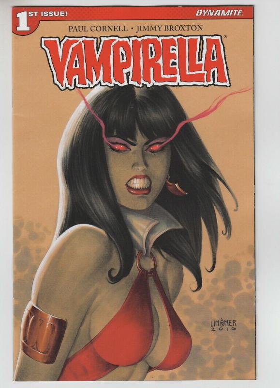 VAMPIRELLA (2016 D. E.) #1 VARIANT CVR C LINSNER NM