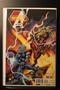 Mighty Avengers #2 Thor Battle Variant Cover by Mark Bagley (2013)