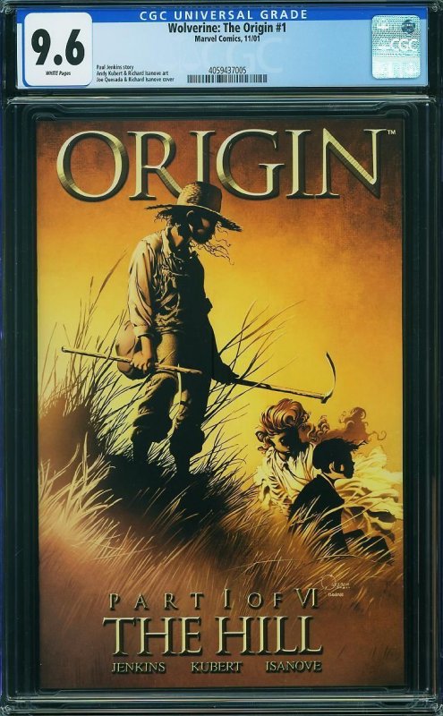 WOLVERINE: THE ORIGIN #1 (2001) CGC 9.6 NM+