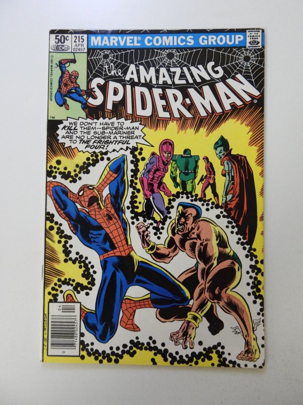 The Amazing Spider-Man #215 (1981) FN/VF condition