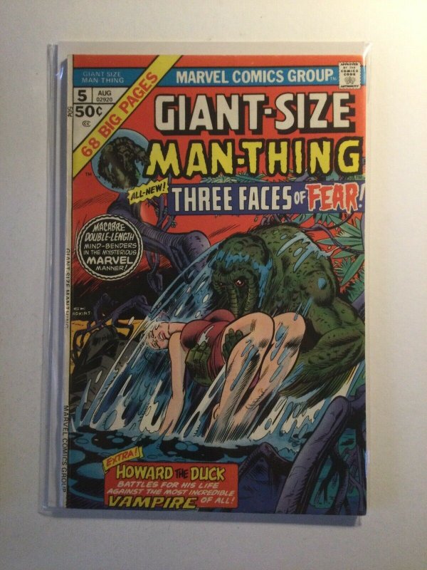 Giant Size Man-Thing 5 Very Fine Vf 8.0 Marvel 