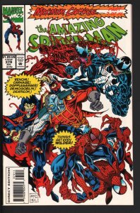 AMAZING SPIDER-MAN #379-MARVEL COMICS NM-VENOM-CARNAGE
