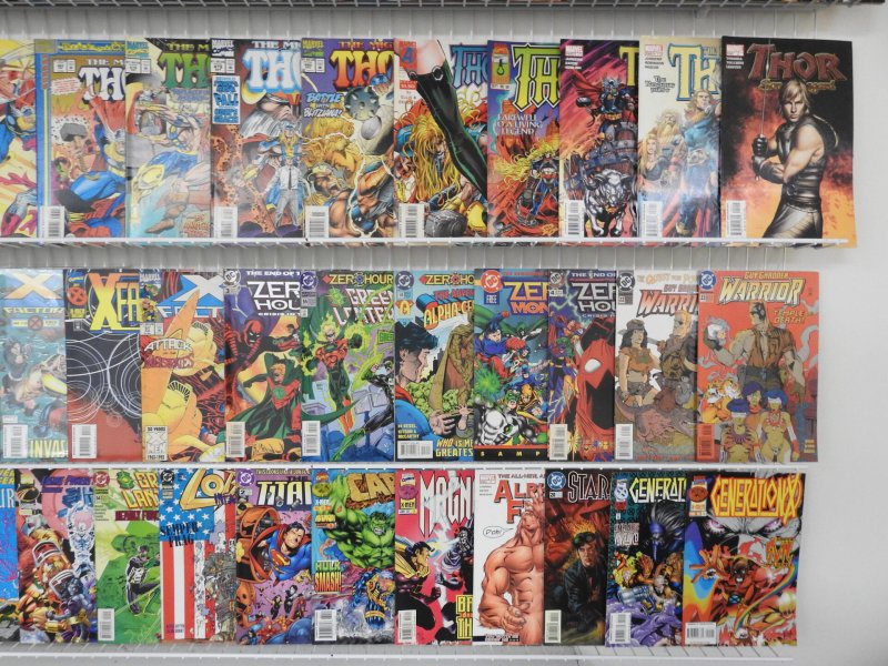 Huge Lot 190+ Comics W/ Thor, X-Factor, Wolverine, +More Avg VG+ Condition