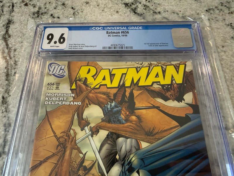 Batman # 656 CGC Graded 9.6 DC Comic Book 2006 1st Damian Wayne Appearance JH24
