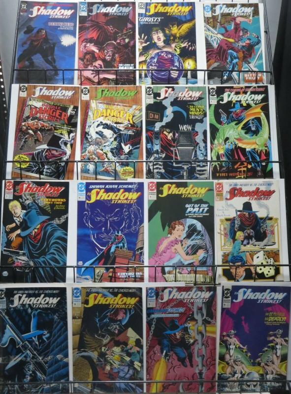 THE SHADOW STRIKES! (DC,1989) #1-31, Annual 1  COMPLETE! F/+ Doc Savage! Jones!