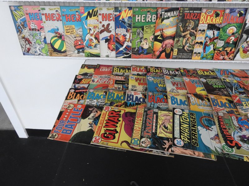 Huge Lot of 190+ Comics W/ Action Comics, Howard the Duck, Blackhawk! Avg. FN!