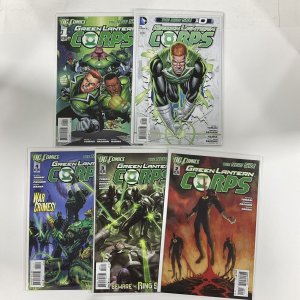 GREN LANGERN CORPS NEW 52 0-4 0 1 2 3 4 LOT OF 5 NM NEAR MINT DC COMICS