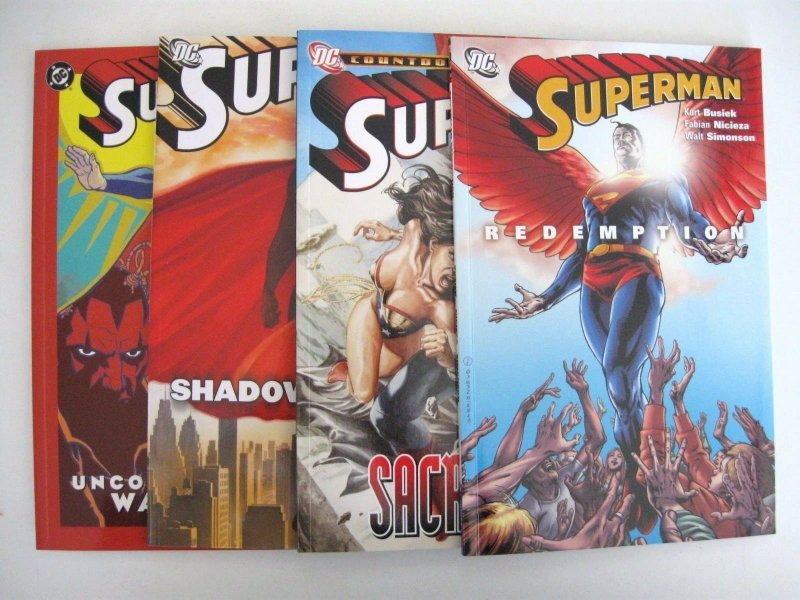 SUPERMAN TP/HC LOT (13 books, cover price) 