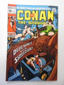 Conan the Barbarian #6 (1971) FN- Condition! moisture stain bc