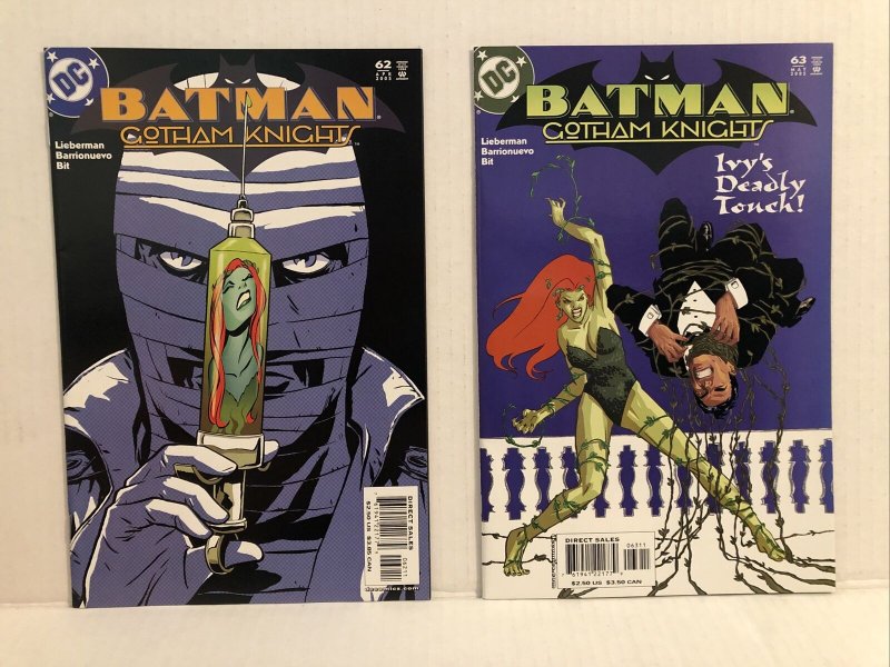 Batman Gotham Knights #62 - 66, 68 & 69    Lot Of 7