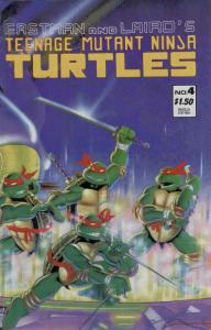 Teenage Mutant Ninja Turtles (1st Series) #4 (2nd) FN; Mirage | save on shipping