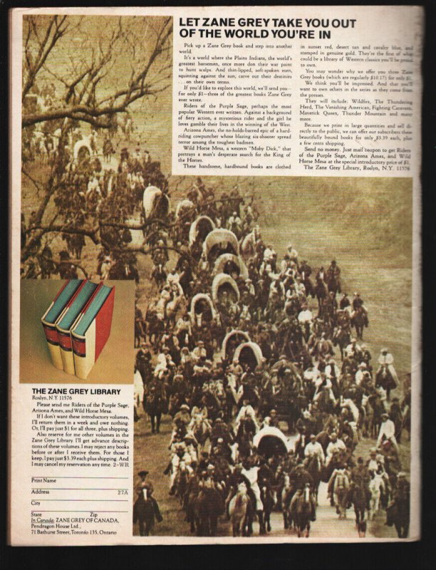 Real West 3/1972-Charlton-Cowboy Movie Hall of Fame-Tom Mix-Mario DeMarco art...