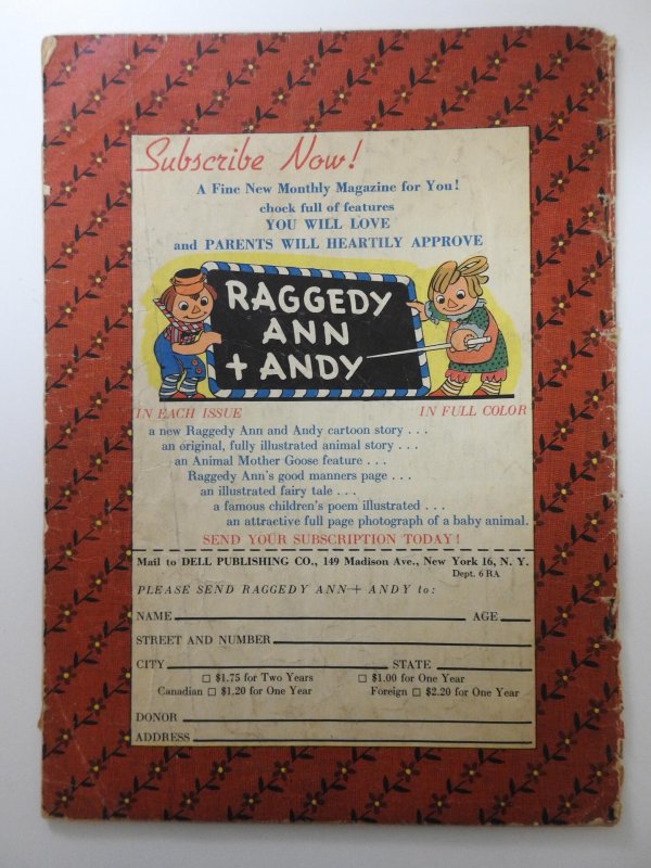 Raggedy Ann and Andy #1 from Dell Comics! Good- Condition!