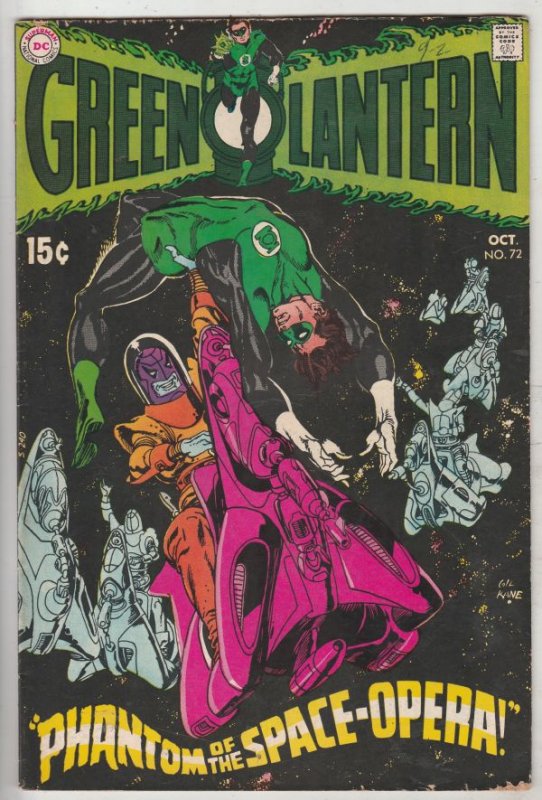 Green Lantern #72 (Oct-69) FN/VF Mid-High-Grade Green Lantern