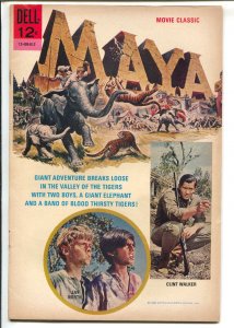 Maya 1966-Dell-Clint walker-Jay North-movie edition-G/VG 
