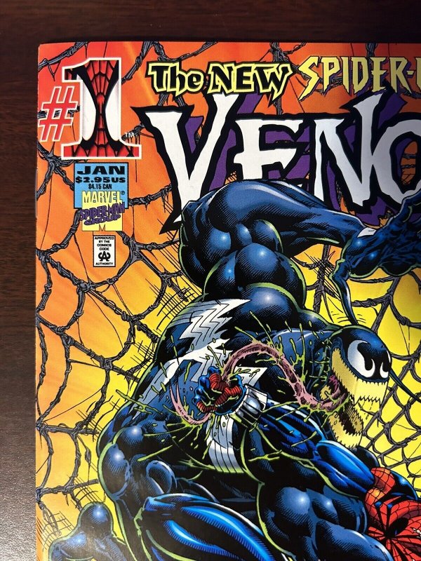 Venom: Along Came A Spider #1 VF-NM Marvel Comics 1996 - Vs the New Spiderman