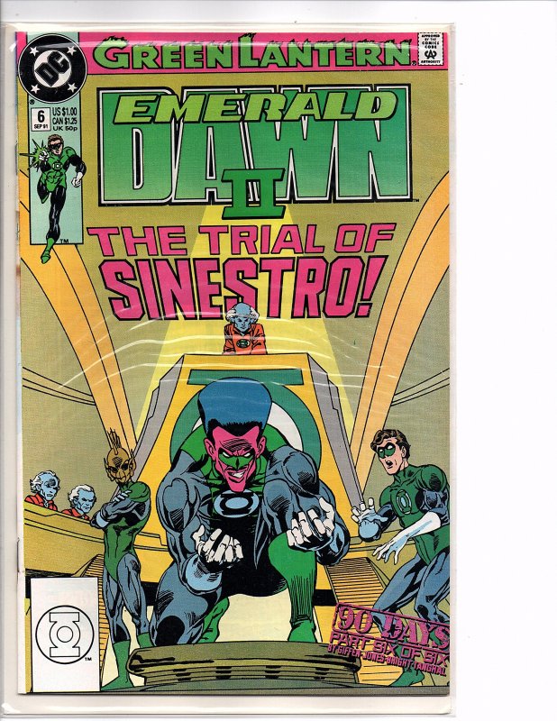 DC Comics Green Lantern EMERALD DAWN II  #6 The Trial of Sinestro! Last Issue