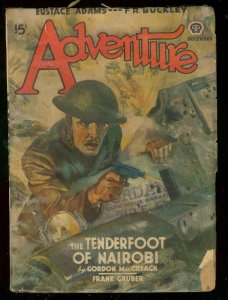 ADVENTURE DEC 1940-EUSTACE ADAMS-FRANK GRUBER-WAR CVR VG