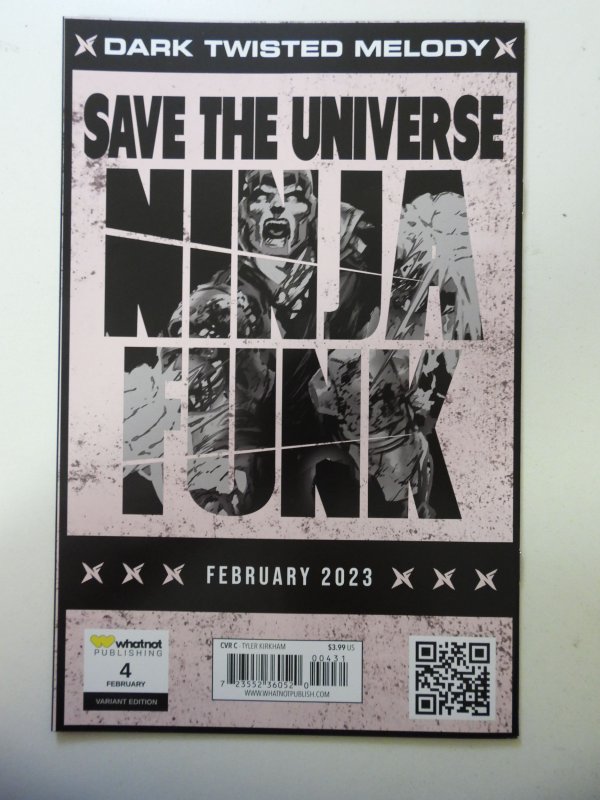 Ninja Funk #4 Variant Signed W/COA NM Condition