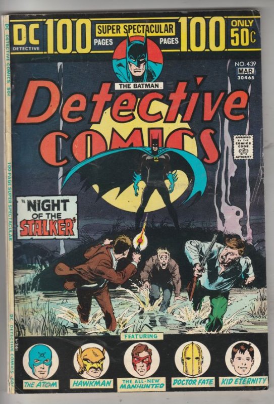 Detective Comics #439 (Jan-74) FN- Mid-Grade Batman, Robin