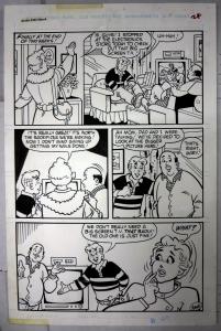 STAN GOLDBERG ORIGINAL ART! 2001 Archie #505 “The Bigger Picture” 5 page story!