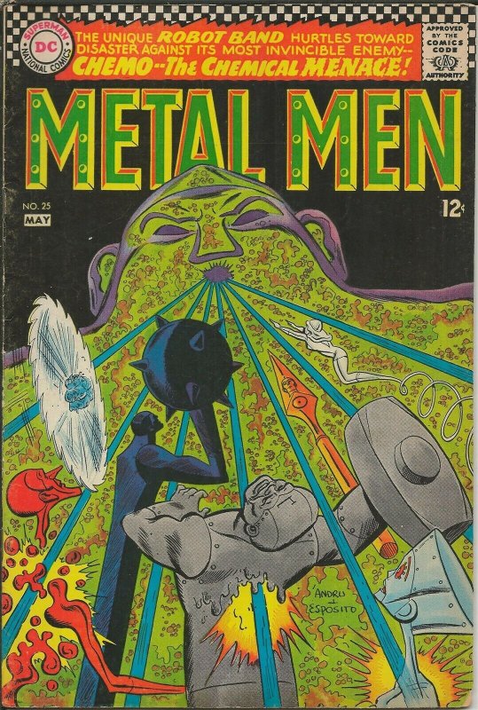 Metal Men #25 ORIGINAL Vintage 1967 DC Comics  