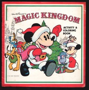 Magic Kingdom Activity & Coloring Book #  1980's - Disney  -VG - Comic Book