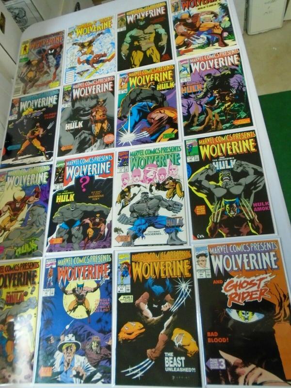 Marvel Comics Presents comic lot #1-169, 165 Different 8.0 VF (1988-94)