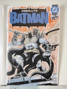 Absolute Batman #1 Original Art Blank Cover by Jordi Tarragona – CGC SS Eligible