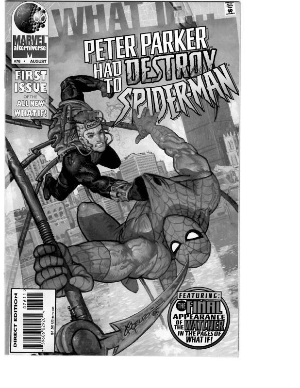 5 What If... Marvel Comic Books # 75 76 77 78 79 Spider-Man Hulk X-Men Storm BH2