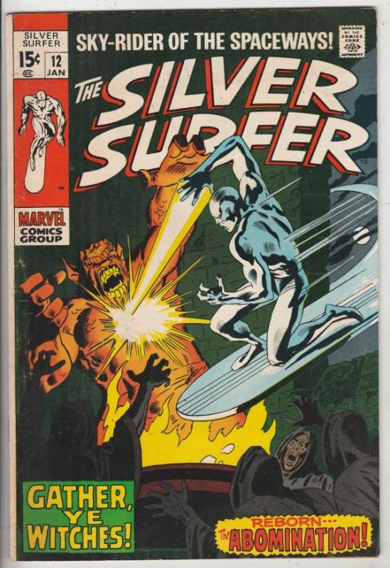 Silver Surfer #12 (Jan-70) VF+ High-Grade Silver Surfer, Shalla Bal