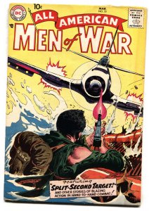 ALL-AMERICAN MEN OF WAR #55-1958-WWII-DC-SILVER AGE-KUBERT-vg/fn