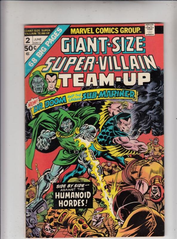 Giant-Size Super-Villian Team-Up #2 (Jun-75) VF/NM High-Grade Doctor Doom,Sub...