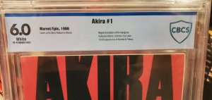 Akira 1 CBCS 6.0 1st US apperance of Kaneda and Tetsuo