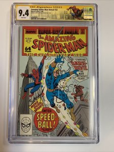 Amazing Spider-Man Annual #22 (CGC SS 9.4) Signed & Sketch Mark Bagley