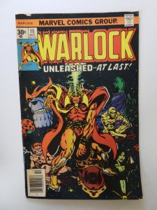 Warlock #15 FN- condition