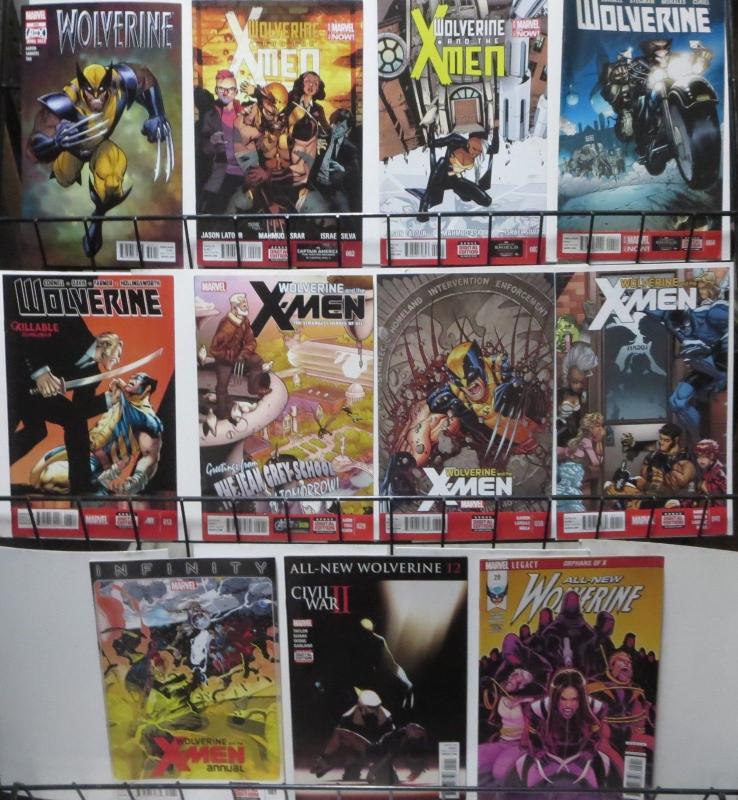 WOLVERINE- MODERN SAMPLE SET! 11 books- Wolverine & X-Men, Solo series! VF-NM