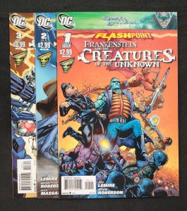Flashpoint: Frankenstein & Creatures of the Unknown 3PC #1-3 (9.2ob) 2011