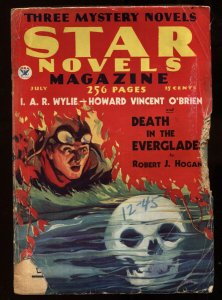 STAR NOVELS JULY 1934-SKULL COVER-Pulp Magazine-Rare
