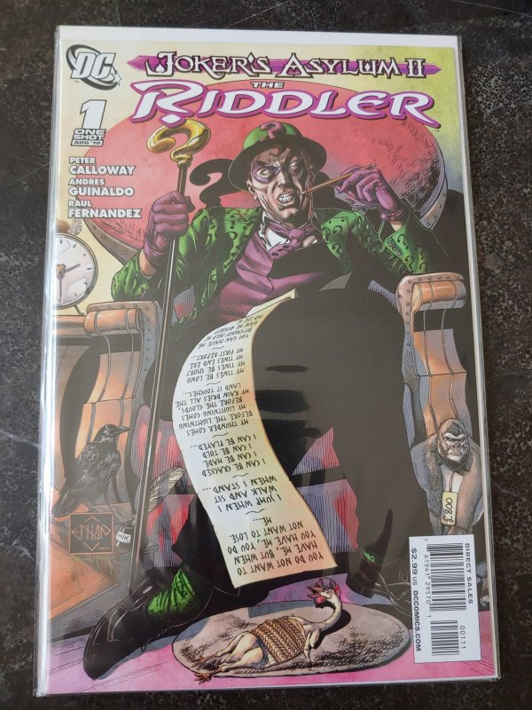 ​JOKER'S ASYLUM 2 THE RIDDLER #1 ONE SHOT NM