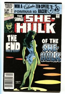 Savage She-Hulk #25 Last issue-Marvel NEWSSTAND 1981 VF+