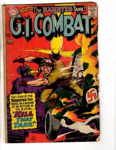G.I. Combat # 127 VG DC Silver Age Comic Book Joe Kubert Haunted Tank JG1