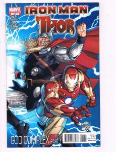 Iron Man Thor #1 VF Marvel Comics Comic Book Abnett Avengers DE15