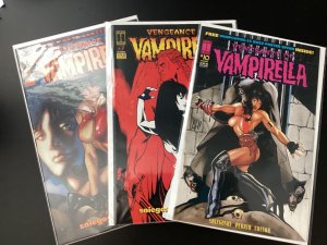 Harris Comics, Vengeance of Vampirella #6, 7, 10, Adam Hughes! Look!